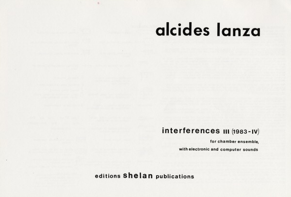 interferences III [1983-IV], 1983